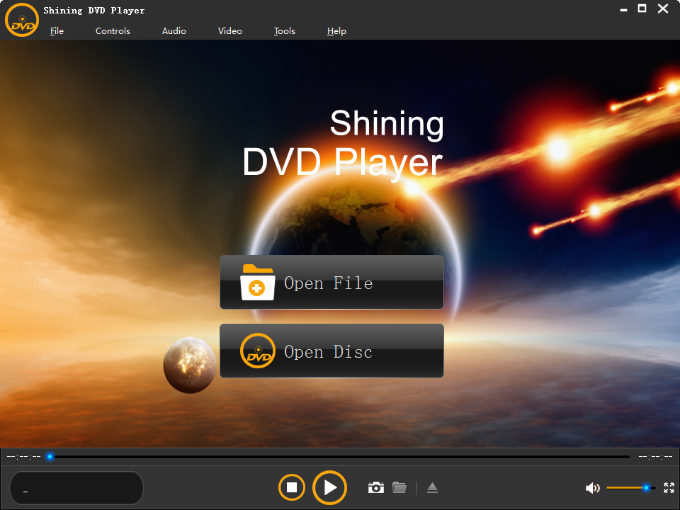 Shining DVD Player screenshot